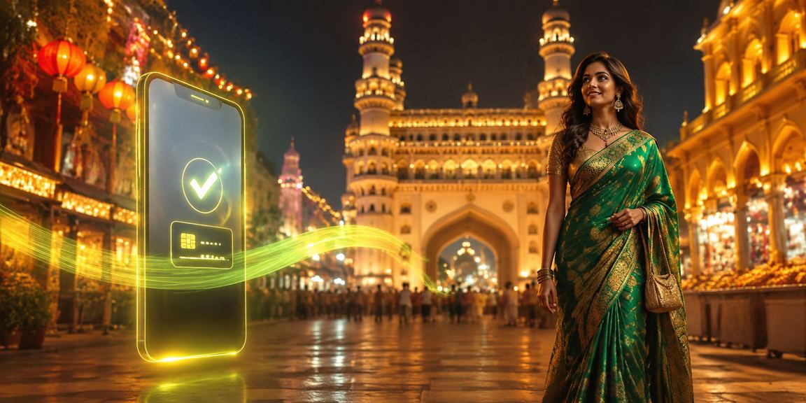 Mobile user in Hyderabad enjoying Aviator game and mobile payments