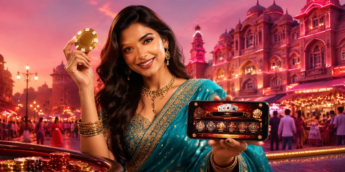 Traditional Indian red envelope and festive setup